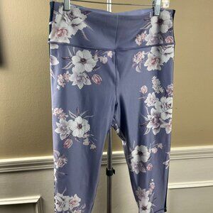 NWT Peloton x Wear It To Heart Wild Flower Floral High-Rise Crop Leggings - XL